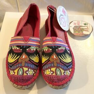 sakroots boho slip on flats